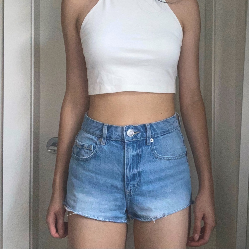 Garage denim shorts